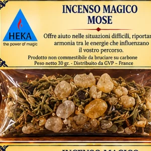 Incenso magico Mose