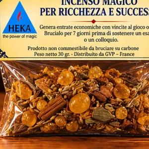Incenso magico per ricchezza e successo